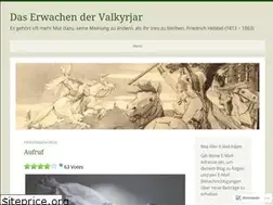 Sites similar to daserwachendervalkyrjar.wordpress.com