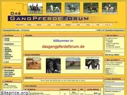 Sites similar to dasgangpferdeforum.de