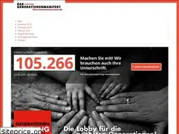 Sites similar to dasgenerationenmanifest.de