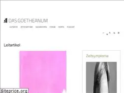 Sites similar to dasgoetheanum.com