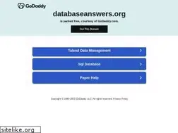 Sites similar to databaseanswers.org