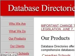 Sites similar to databasedirectory.com