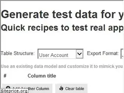 Sites similar to databasetestdata.com