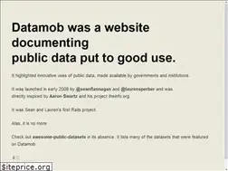Sites similar to datamob.org