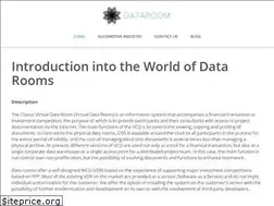 Sites similar to dataroom.biz
