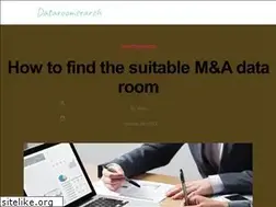 Sites similar to dataroomsearch.info