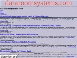 Sites similar to dataroomsystems.com