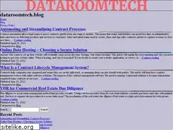 Sites similar to dataroomtech.blog