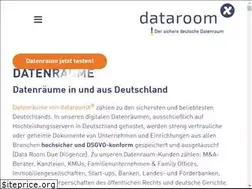 Sites similar to dataroomx.de