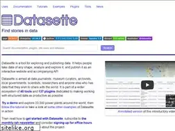 Sites similar to datasette.io