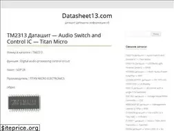 Sites similar to datasheet13.com