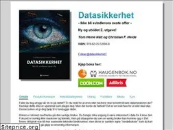 Sites similar to datasikkerhetsboka.no