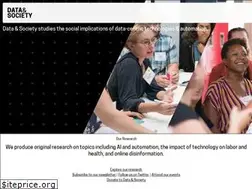 Sites similar to datasociety.net