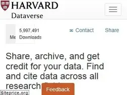 Sites similar to dataverse.harvard.edu