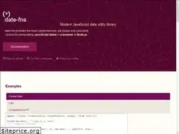 Sites similar to date-fns.org