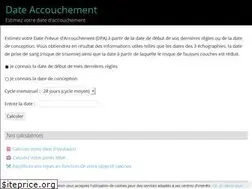 Sites similar to dateaccouchement.com