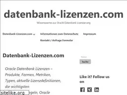 Sites similar to datenbank-lizenzen.com