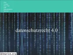 Sites similar to datenschutzrecht4-0.de