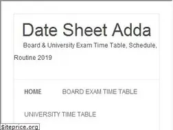 Sites similar to datesheetadda.co.in
