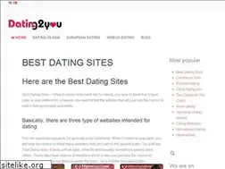 Sites similar to dating2you.com