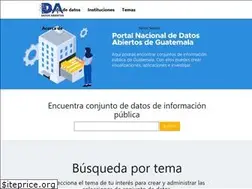 Sites similar to datos.gob.gt
