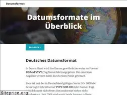 Sites similar to datumsformat.de