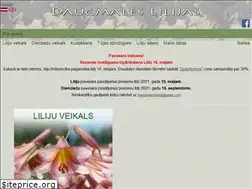 Sites similar to daugmaleslilijas.lv