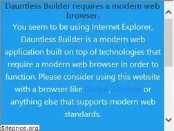 Sites similar to dauntless-builder.com