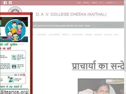 Sites similar to davcollegecheeka.in