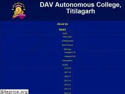 Sites similar to davcollegetitilagarh.org