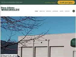 Sites similar to daveadamswindshields.com