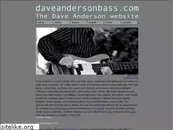 Sites similar to daveandersonbass.com