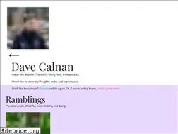 Sites similar to davecalnan.me