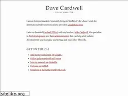 Sites similar to davecardwell.co.uk