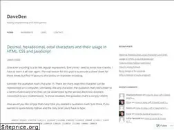 Sites similar to daveden.wordpress.com