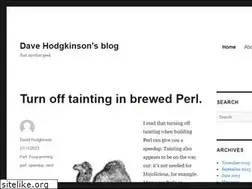 Sites similar to davehodgkinson.com