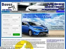 Sites similar to davescarrental.com.au