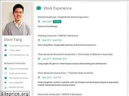 Sites similar to davetang.org