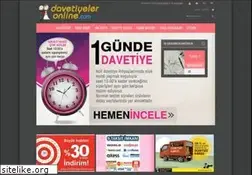 Sites similar to davetiyeleronline.com