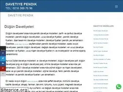 Sites similar to davetiyependik.net