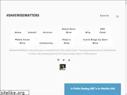 Sites similar to davewisematters.com