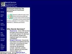 Sites similar to davickservices.com