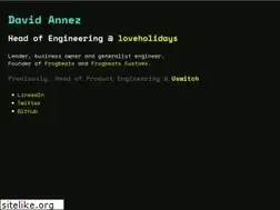 Sites similar to davidannez.com