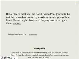 Sites similar to davidbauer.ch