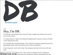 Sites similar to davidbaumgold.com