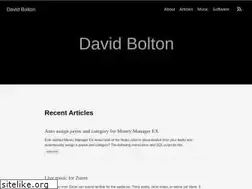 Sites similar to davidbolton.info