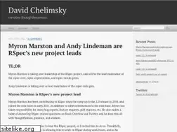 Sites similar to davidchelimsky.net