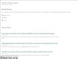 Sites similar to davidefiocco.github.io