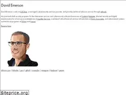 Sites similar to davidemerson.org