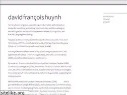 Sites similar to davidhuynh.net